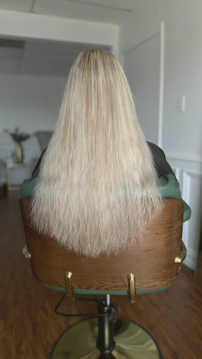 Blonde, sleek finish Micro K-Tip result