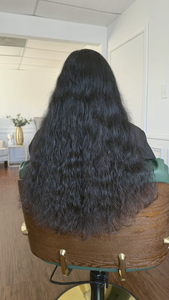 Black, long waves Micro K-Tip result